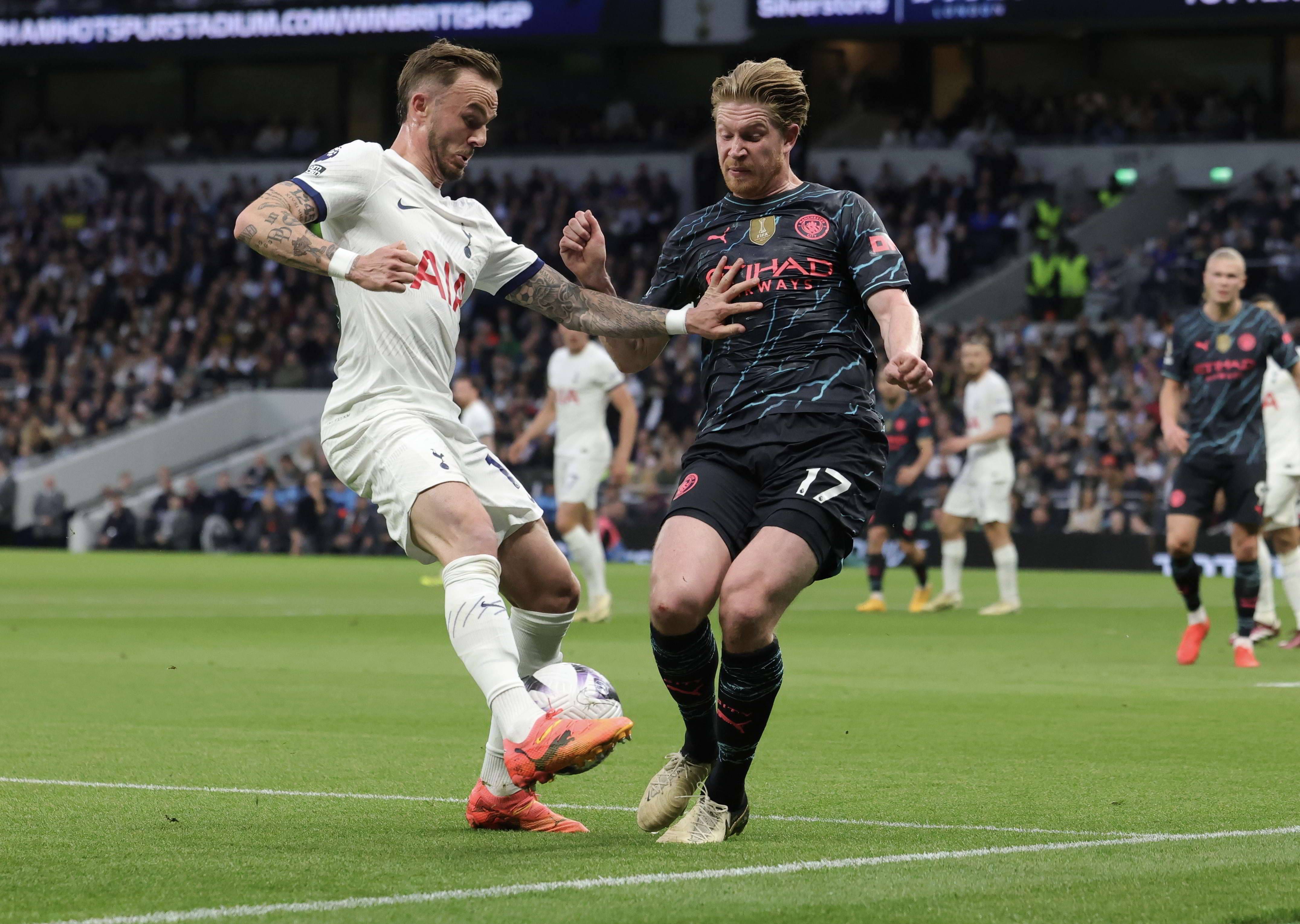 热刺前锋连进两球,助球队反超战局